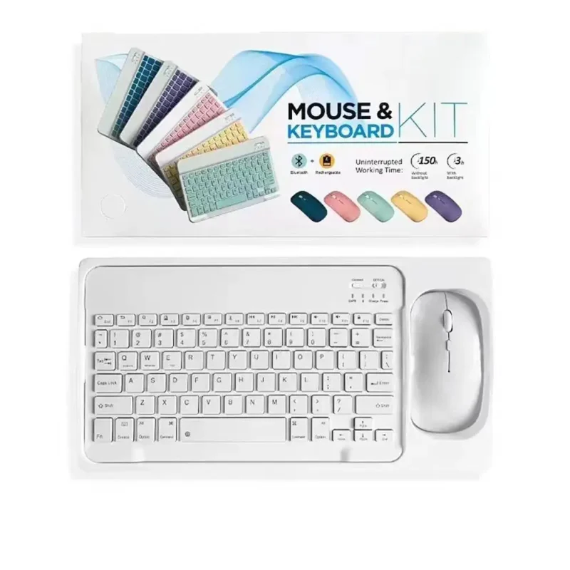 Pack Mini Clavier et Souris BLuetooth Rechargable