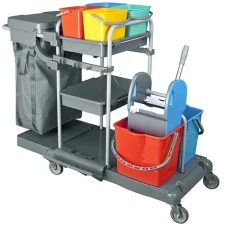 Chariot Janitor KA401FB 4*5L : Efficacité et praticité pour un ménage facile