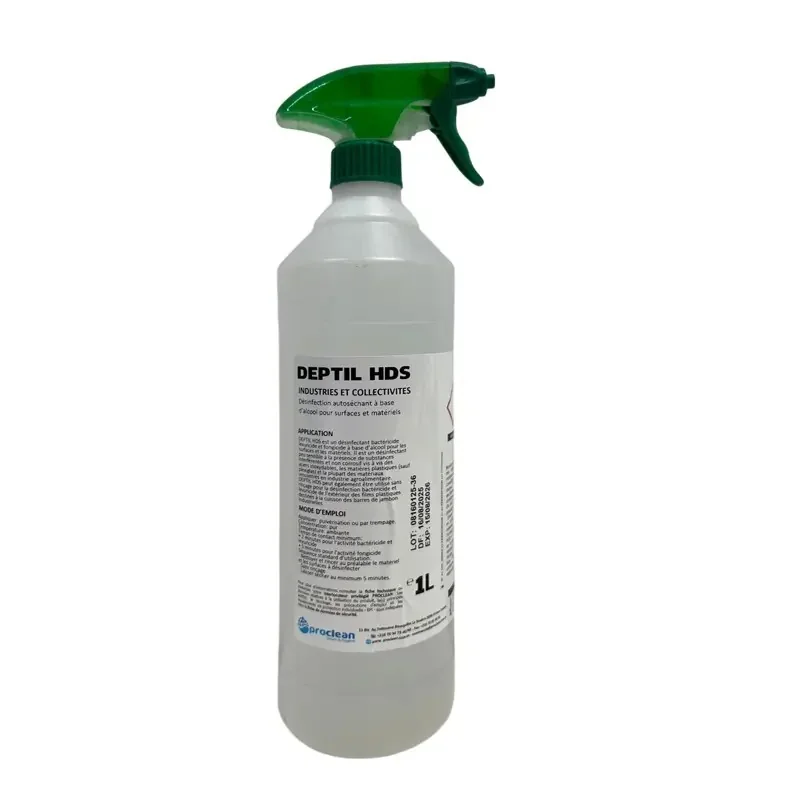 Désinfectant Deptil Hands Spray 1 Litre : Protection efficace pour vos mains