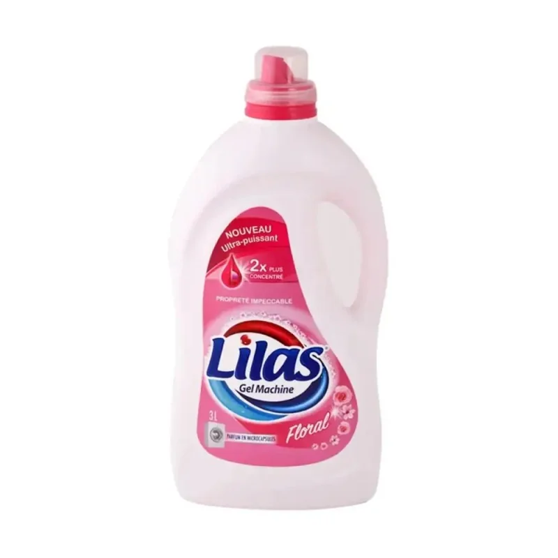 Gel Machine Lilas Floral 3L - Parfum Envoûtant pour un Nettoyage Efficace