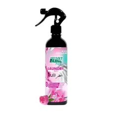 KLINZ Désodorisant Tissu 500ml Rose - Élimine les Odeurs et Rafraîchit
