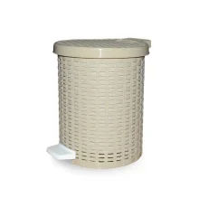 Poubelle à Pédale Sotufab 20L en Rotin : Élégance et Praticité