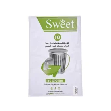 Sacs Poubelle Sweet 50L : Pratiques et Résistants avec Lien Coulissant