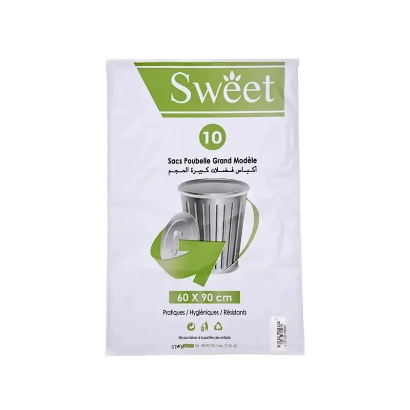 Sacs Poubelle Sweet 50L : Pratiques et Résistants avec Lien Coulissant