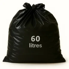 Sac Poubelle 120L PQT10 - Résistant et idéal pour déchets volumineux